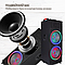 Акустична система Galaron SH-1506 на акумуляторі (RGB, Bluetooth, мікрофони, TWS, MicroSD, пульт), фото 4