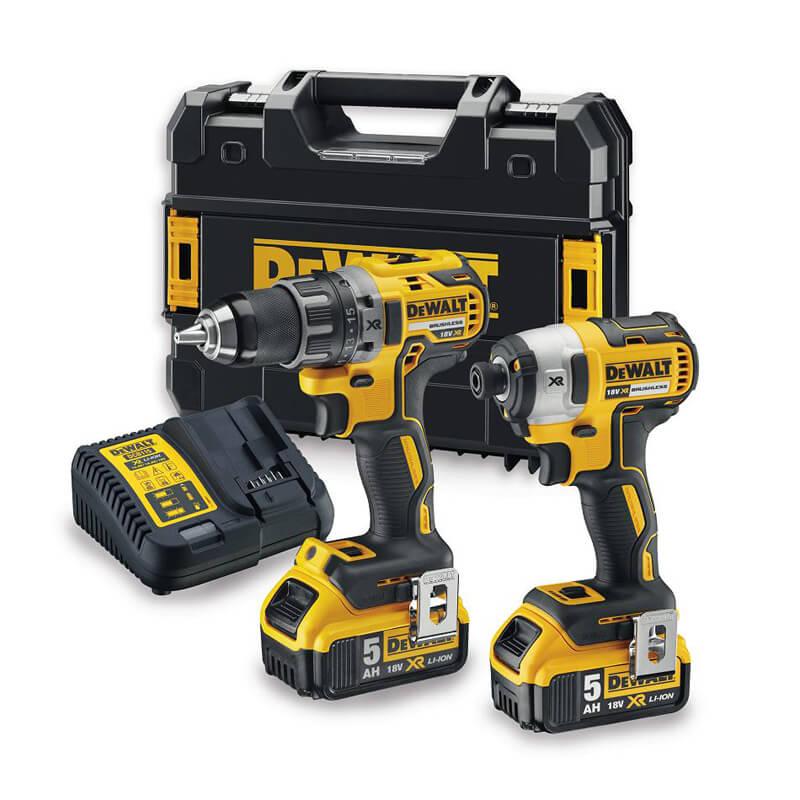 Набір із двох інструментів безщіткових DeWALT DCK268P2T