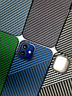 Чохол для IPhone Carbon MagSafe Blue-Blue, фото 4