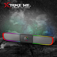 Акустична система XTRIKE ME SK-600 USB/AUX з RGB підсвічуванням, фото 4
