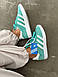 Жіночі Кросівки Adidas Gazelle Mint White 36-37-38, фото 6