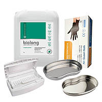 Набор для стерилизации с Биолонг 5 литров и контейнером (стерилизатор, стерилизация инструментов) AS