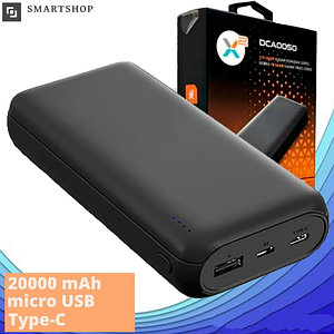 Портативний зарядний пристрій Power Bank Dexim DX 382 20000 mAh, Повербанк для телефона, Powerbank