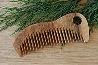 Натуральний гребінь кишеньковий, дерев'яний гребінець ручної роботи