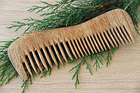 Натуральний гребінь для волосся, дерев'яний гребінець ручної роботи, 19 см