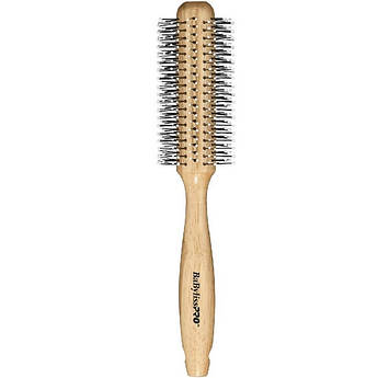 Брашинг для волосся дерев'яний Babyliss Pro Wooden Brush 25 мм BABWB25E