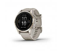 Смарт-годинник Garmin Epix Pro Gen 2 Sapphire 42mm Soft Gold w. Light S. Band (010-02802-10/11)