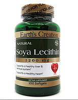 Earth's Creation Soya Lecithin 1200 mg 100 softgel