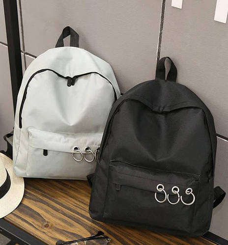 Купить Стильный тканевый рюкзак с пирсингом. Разные цвета, цена 544 ...