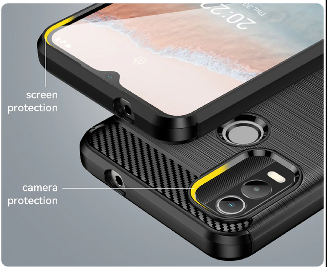 Защитный чехол-бампер для Nokia C21 Plus