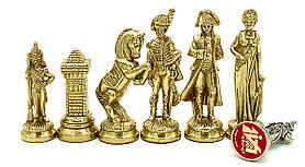 Шахові фігури від Italfama "Napaleone" матеріал цинк, латунь, нікель Король 10 см
