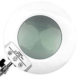 Настільна LED лампа-лупа FS-645 із сенсорним керуванням на струбціні + USB, 24 Вт, фото 7