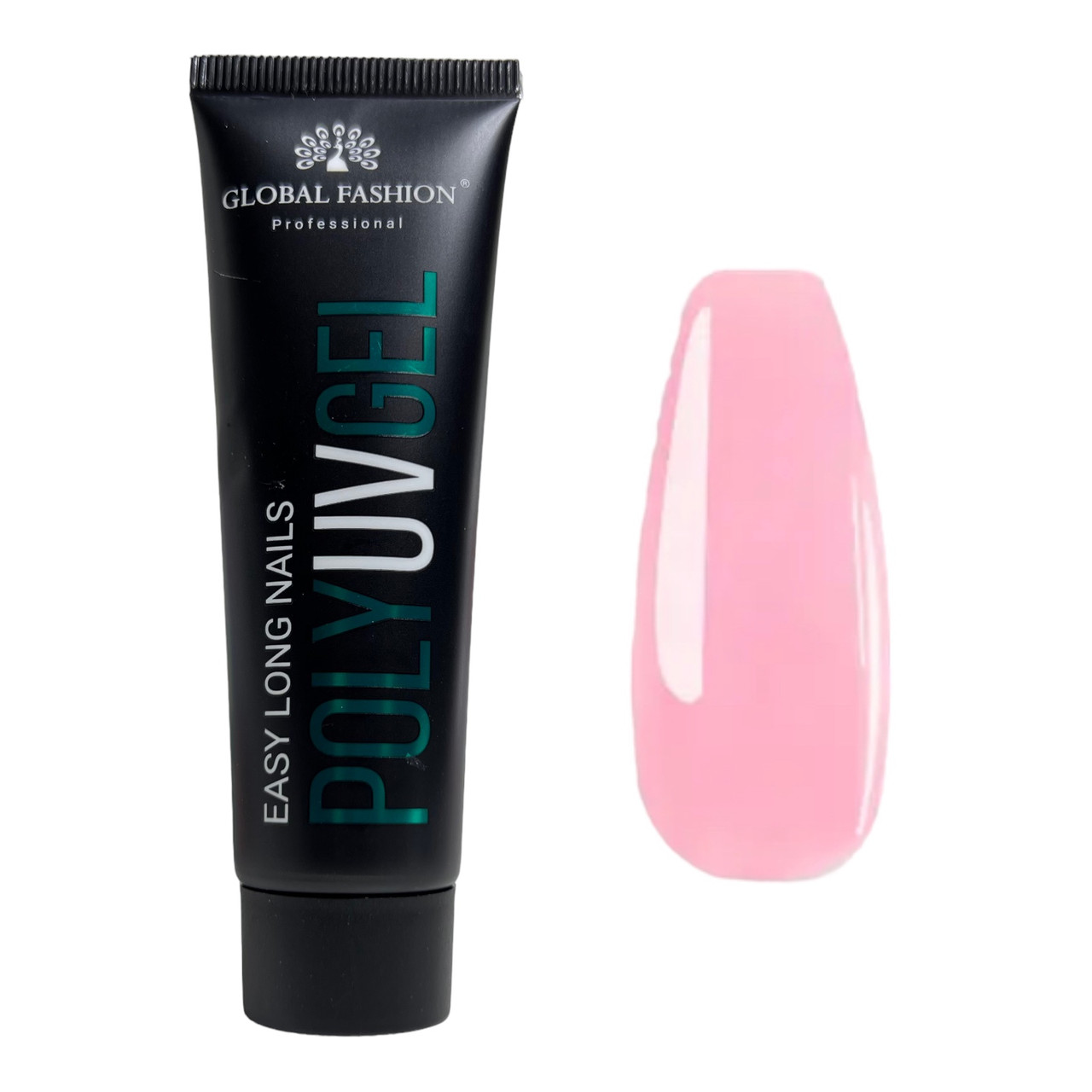 Полігель Global Fashion №02, рожевий камуфляж, 30мл