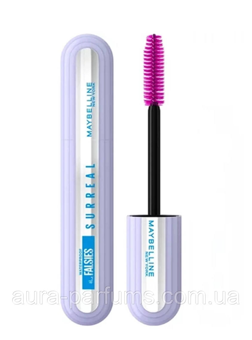Туш для об'єму та подовження вій Maybelline The Falsies Surreal Extensions Waterproof Mascara 01 Very Black