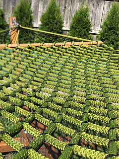 Гамак садовий сітка підвісний великий