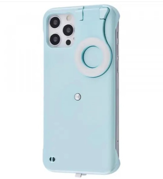 Чохол накладка Selfie Camera Case с Led Lamp для iPhone 11 Pro Max Green, фото 1