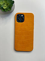 Чохол Leather Croc Case для iPhone 12 Pro Max / Шкіряний чохол айфон 12 про макс