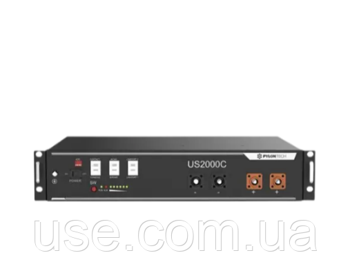 Акумулятор літієвий LiFePo4 48V, 50Ah, ач, ампер годин, для сонячної електростанції, гібридного, автономного, мережевого інвертора