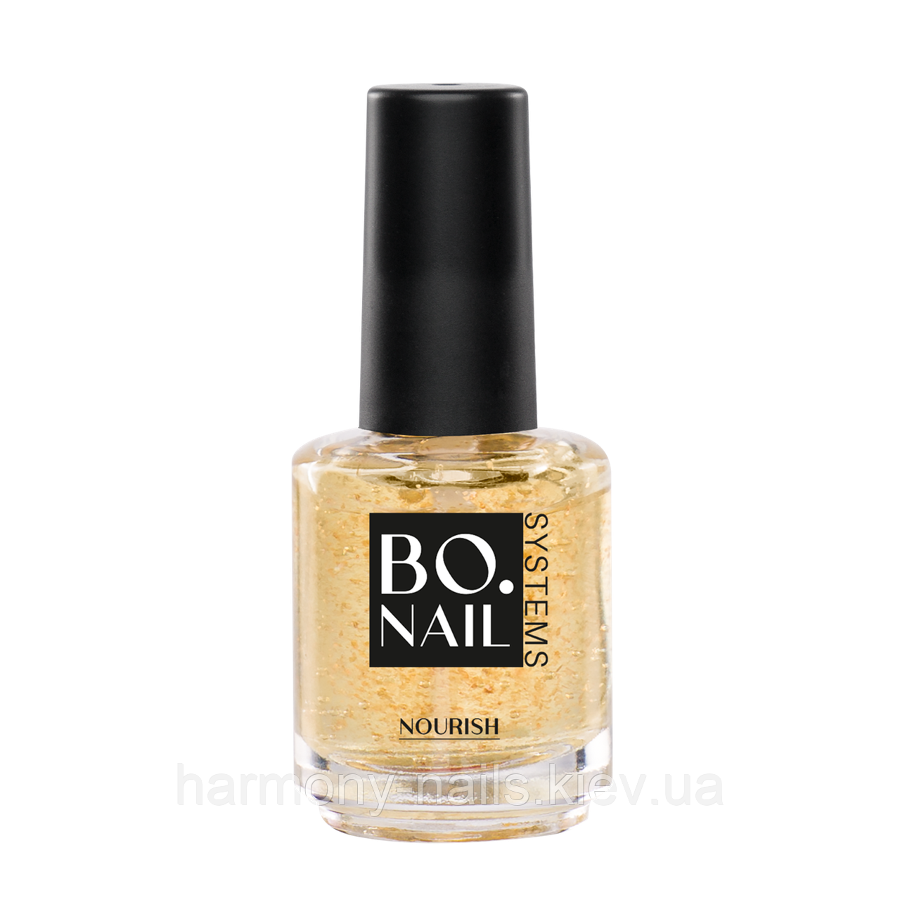 BO.NAIL Nourish, 15ml - живильна олія із золотими пластівцями та вітаміном B5.