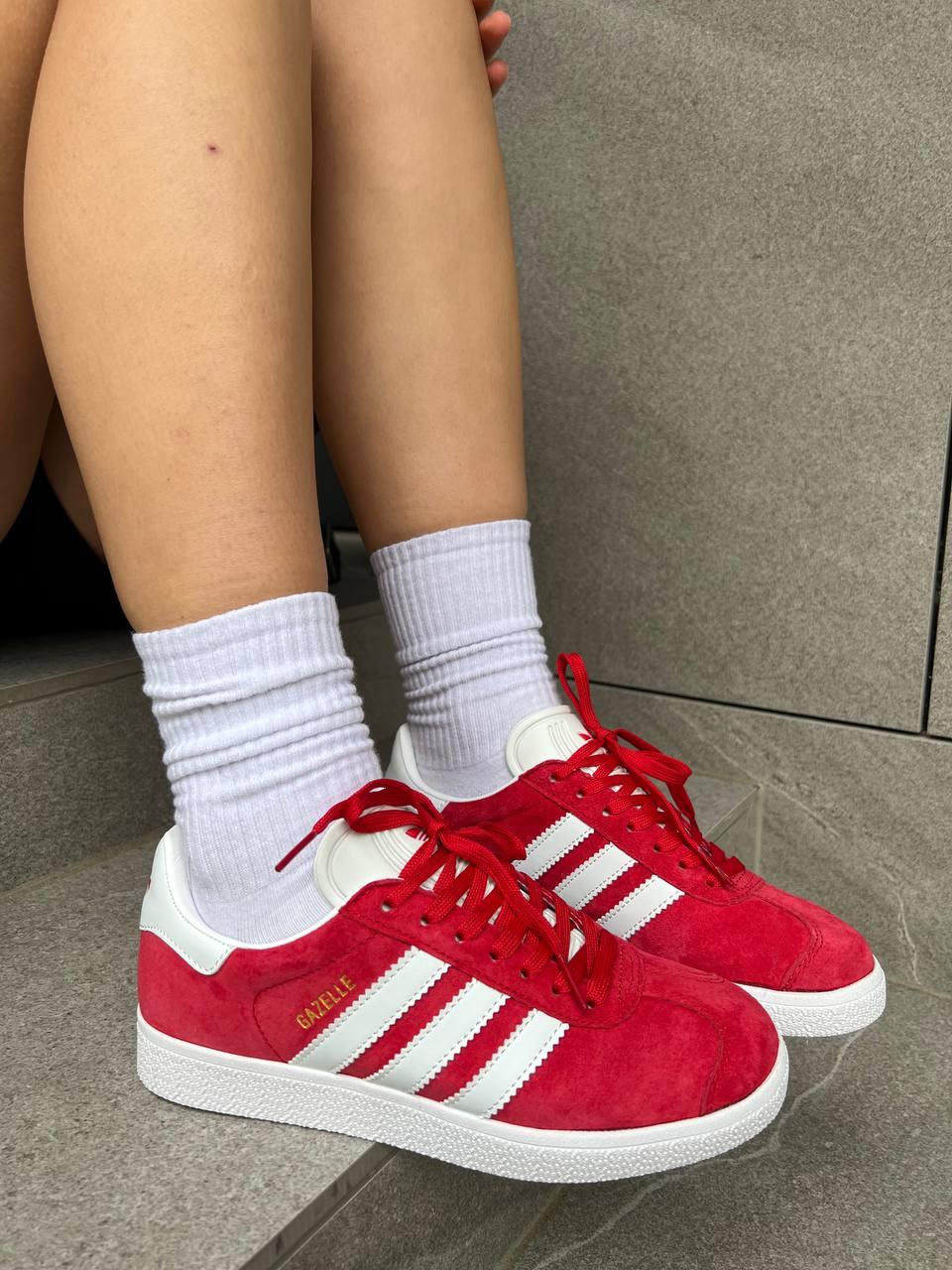 Adidas gazelle 2 red hot sale