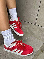 Мужские и женские кроссовки Adidas Gazelle red