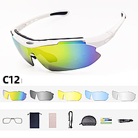 Очки HMACHE 5 линз, стекол Polarized охота,спорт,вело очки поляризация