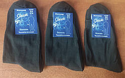 Носок Classik.Чорні. 25р.Житомир. Льон.