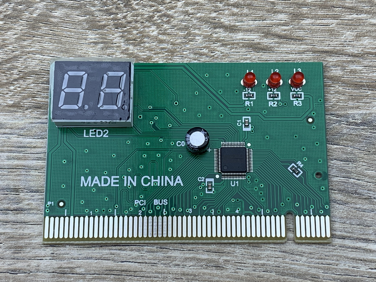 Купить POST карта PCI для диагностики материнских плат ПК, цена 193 ...