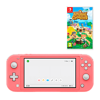 Набор Консоль Nintendo Switch Lite 32GB (045496453176) Coral + Игра Animal Crossing: New Horizons Русская