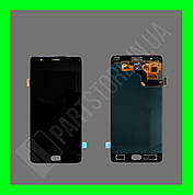 Дисплей OnePlus 3 A3003 / OnePlus 3T A3010 із сенсором, чорний (OLED, оригінальні комплектуючі)