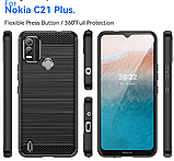 Захисний чохол-бампер для Nokia C21 Plus, фото 3