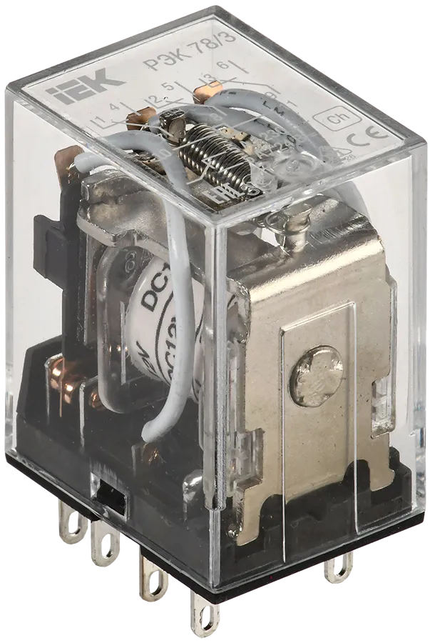 Проміжне реле 5А 3к 12V AC MY3 [RRP20-3-05-012A] РЭК78/3 УЕК, фото 1