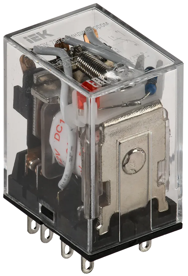 Проміжне реле 5А 3к 12V AC MY3 з індикатором [RRP20-3-05-012A-LED] РЭК78/3 УЕК, фото 1