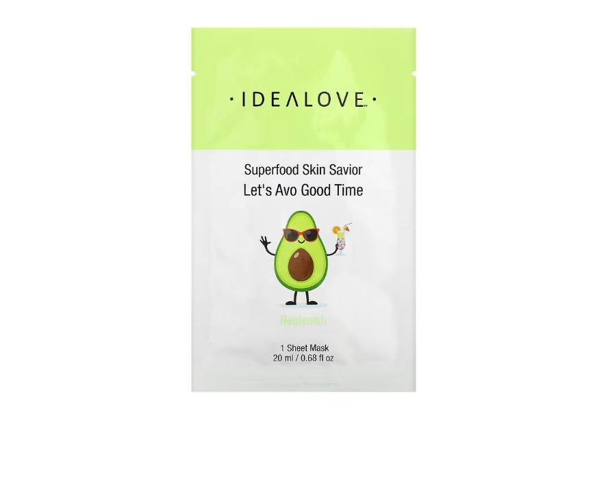 Idealove, Superfood Skin Savior, Lets Avo Good Time, маска з суперфудами, 20 мл - фото 1 - id-p1892333323