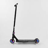 Спортивний трюковий самокат Best Scooter SIMBIOTE HIC + Пегі 2 шт Чорно-червоний, фото 5
