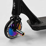 Спортивний трюковий самокат Best Scooter SIMBIOTE HIC + Пегі 2 шт Чорно-червоний, фото 10