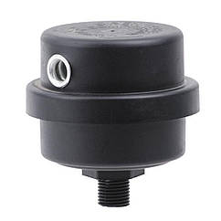 Повітряний фільтр для компресора діаметр різьблення М12 пластиковий корпус INTERTOOL