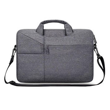 Сумка для ноутбука 14", Pocketbag, Dark Grey