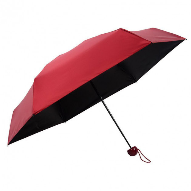 Парасолька-капсула Capsule Umbrella 6752 вишневий