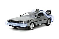 Машинка металлическая Jada Назад в будущее 1 Машина времени 1989 со световым эффектом 1:24 (253255038)