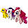 М'яка іграшка "Райдужна поні" М 14741, 13 см, 6 кольорів, фото 3