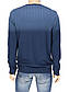Бавовняний чоловічий светр Caporicco 9312 indigo, фото 3