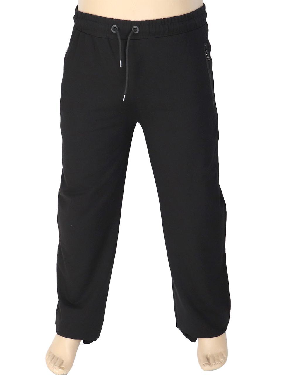 Штани спортивні для чоловіків Fabiani 4616 B Black у великому розмірі, фото 1