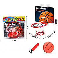 Баскетбол детский для дома 010-14 мяч, насос, щит с кольцом
