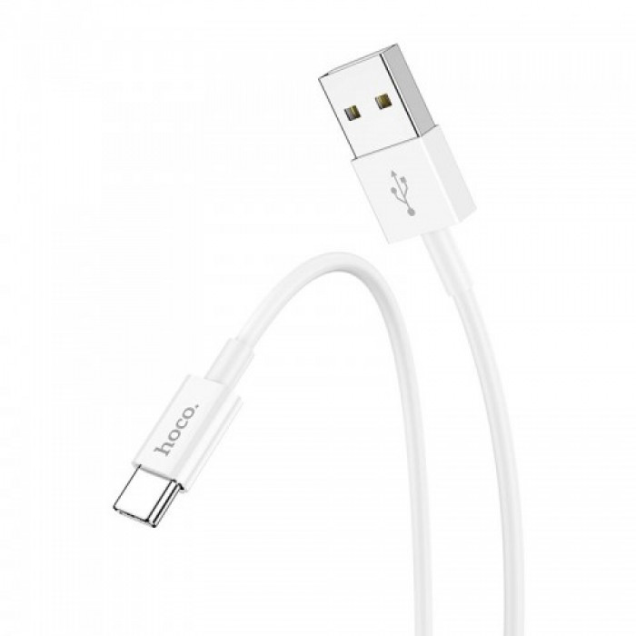 Кабель для заряджання USB на Type-C HOCO X64 3A Lightweight Білий