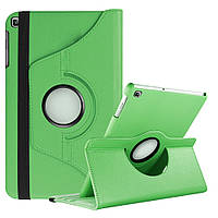 Кожаный чехол книжка 360 для Samsung Tab S6 Lite 10.4 зеленый