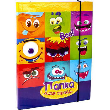 Ламінована папка для праці А4 на гумці Папка для зошитів