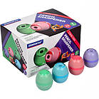 Точилка пластикова з контейнером під 1 олівець DM093 DAIMARSE в упаковці 24 шт, фото 2