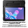 Чохол для Galaxy Tab Active Pro з натуральної шкіри протиударний вологостійкий книжка з підставкою "GRAVITY", фото 2