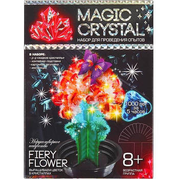 Набір для проведення дослідів Зростаючий кристал MAGIC CRYSTAL ОМС-01-01 ДТ-СО-16-47 Досліди з кристалами